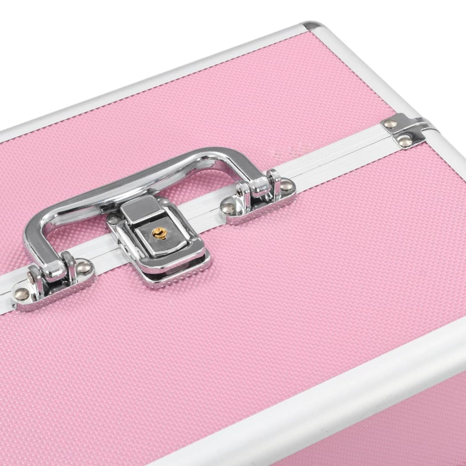 LAPOOH Valigia per Cosmetici 22x30x21 cm Rosa in Alluminio,Bagagli e Borse,Borse toilette-91830