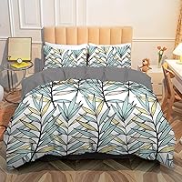 Vista 8 de NTBAY Juego de funda de edredón de microfibra tamaño Queen, 3 piezas ultra suaves con estampado de girasoles con cierre de cremallera y lazos