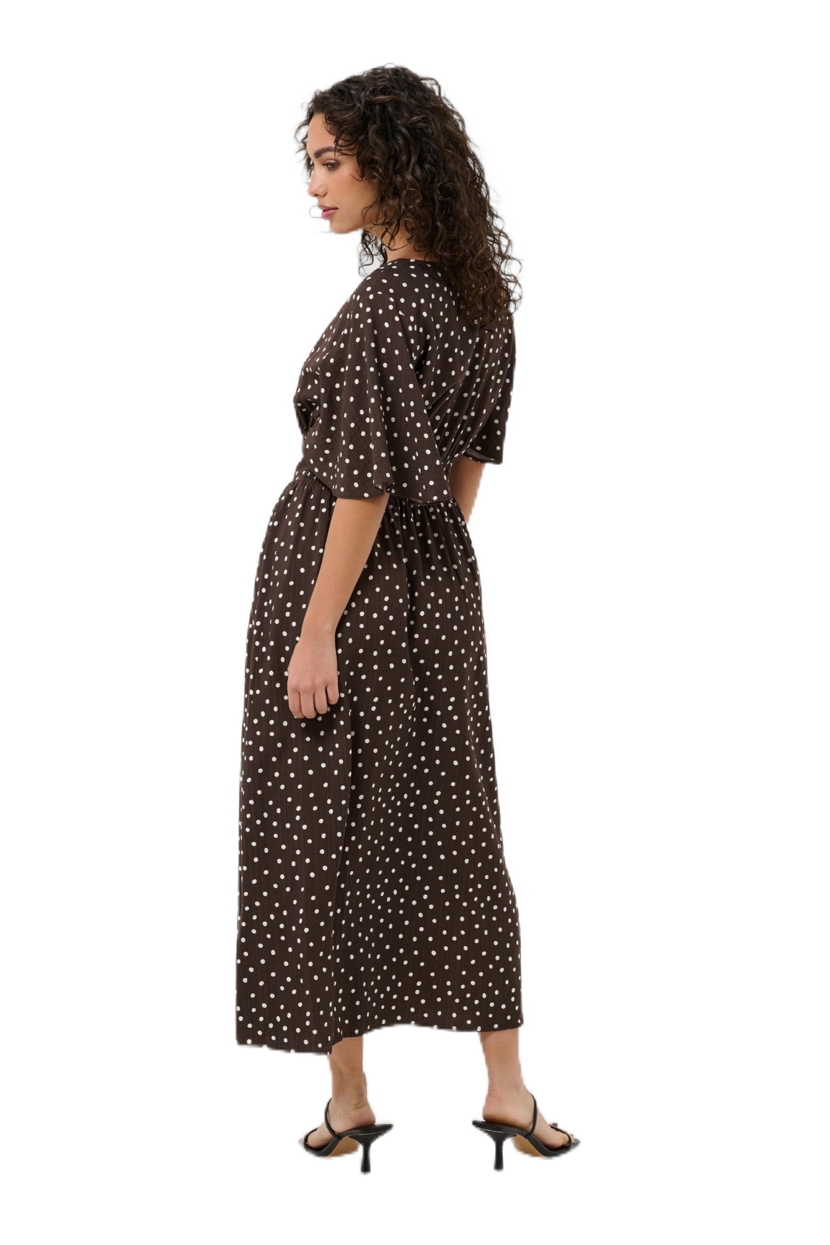 KAFFE Damen Kleid KAnadira Ausgestellte Ärmel