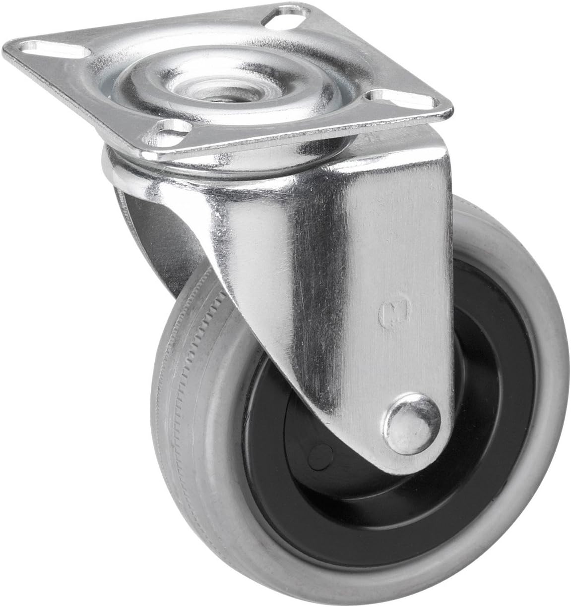 Schwerlast-Lenkrolle M. Bremse, Polyurethan, Rad-xB 125x40 Mm Tragkraft 520 Kg