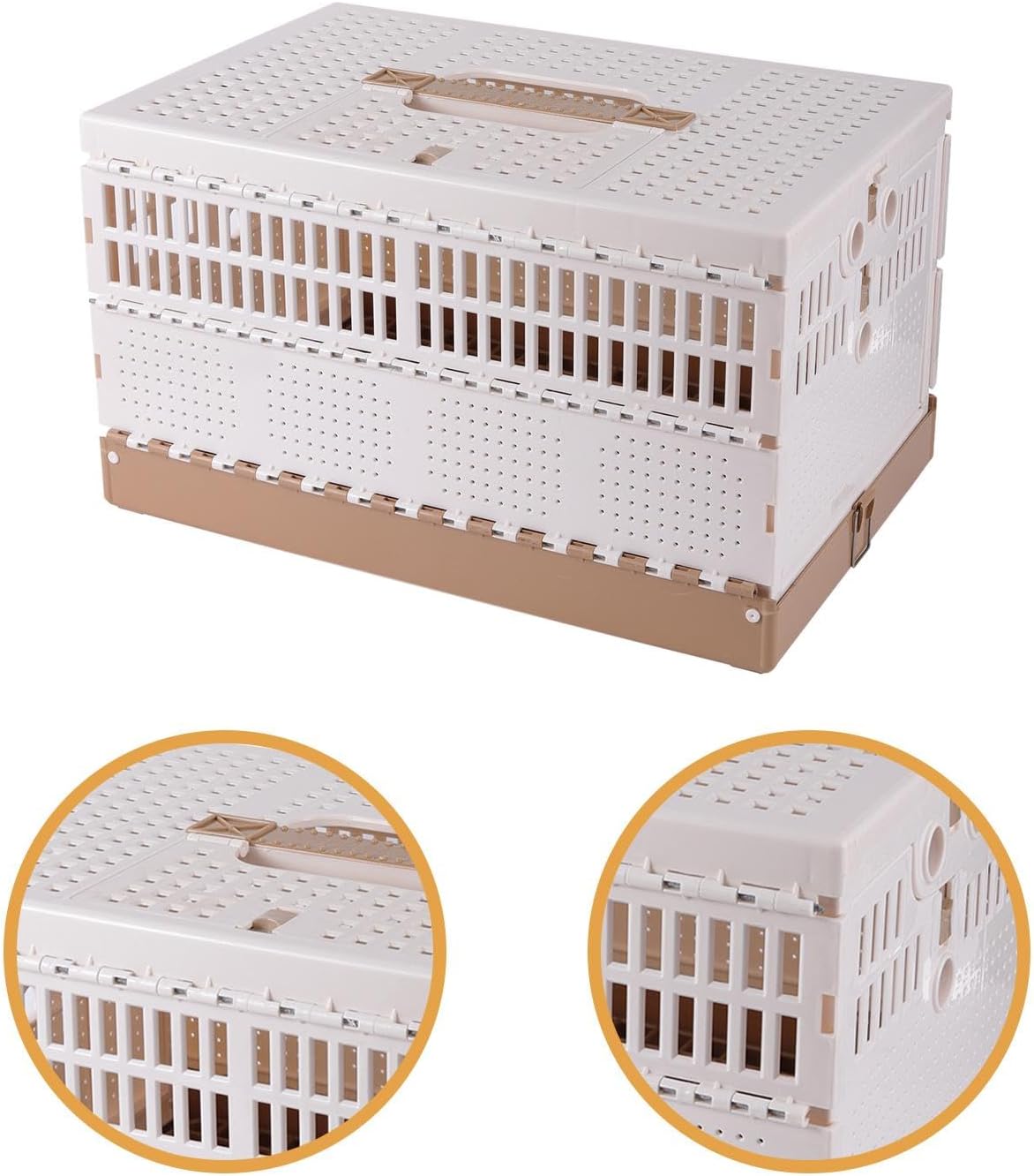 Pigeon Cage Bird Travel Carrier Cage with Handle Pigeon Nest Box Carrier Box for Competition Resting Training Parrots Chicks