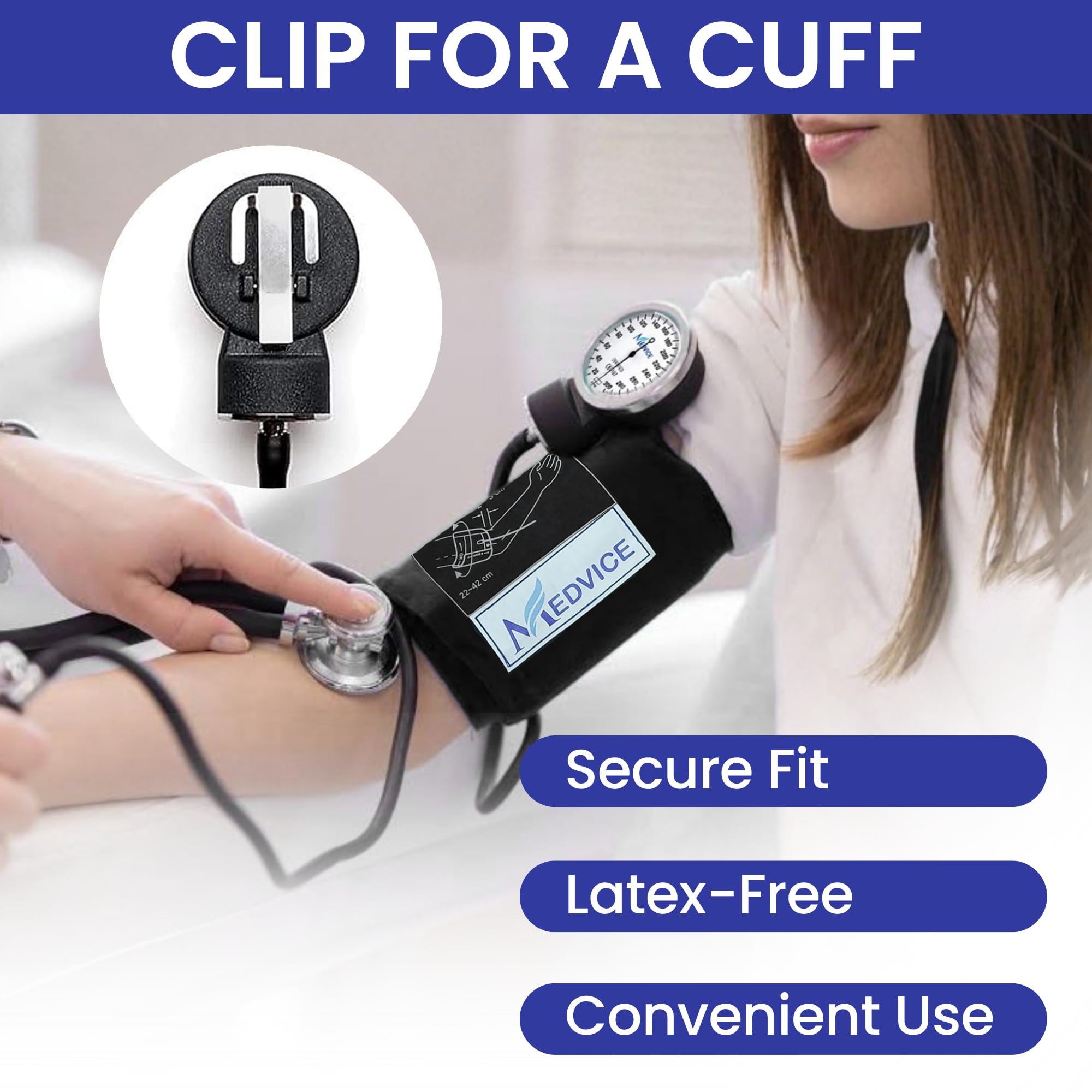 Medvice Blood Pressure Cuff - Manual Sphygmomanometer -6 Medvice Blood Pressure Cuff - Manual Sphygmomanometer -6