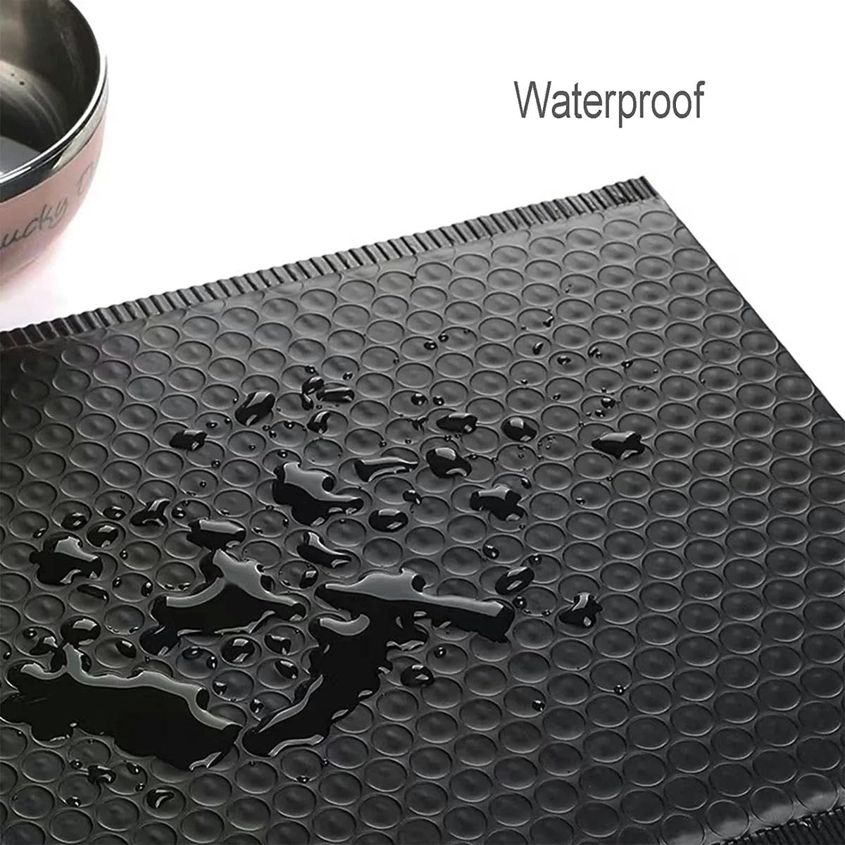 100 Stück schwarze Luftpolster-Versandtaschen, Geschäftsbedarf, Versandpaket, Versandtaschen, gepolsterte Versandumschläge, Versandtaschen für Verpackungen, Blau, 18 x 23 cm