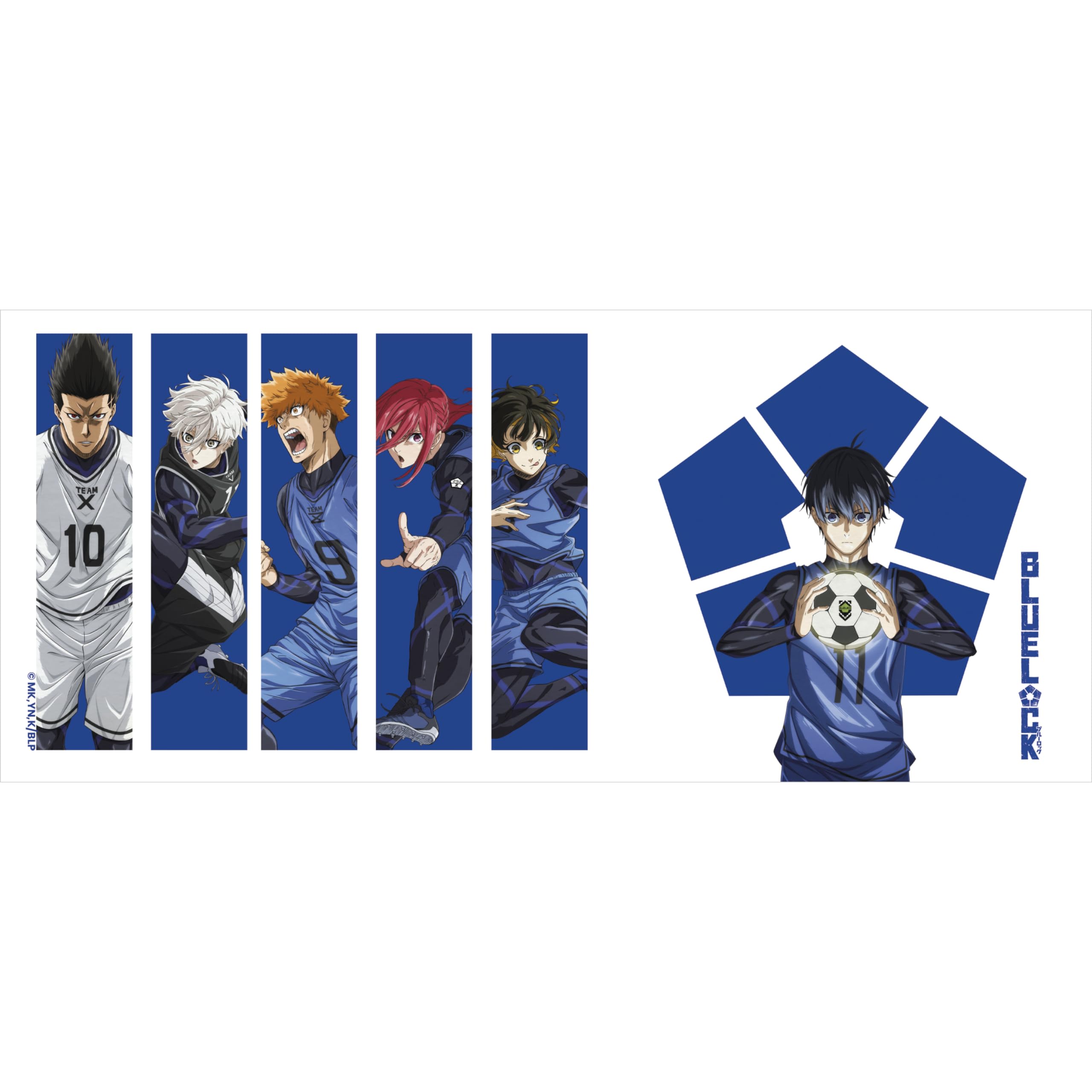 Bouteille D'Eau Blue Lock Isagi Yoichi 400ml - Gourde Anime PVC Double Laminé Pour Sport, École, Bureau (Type 12)