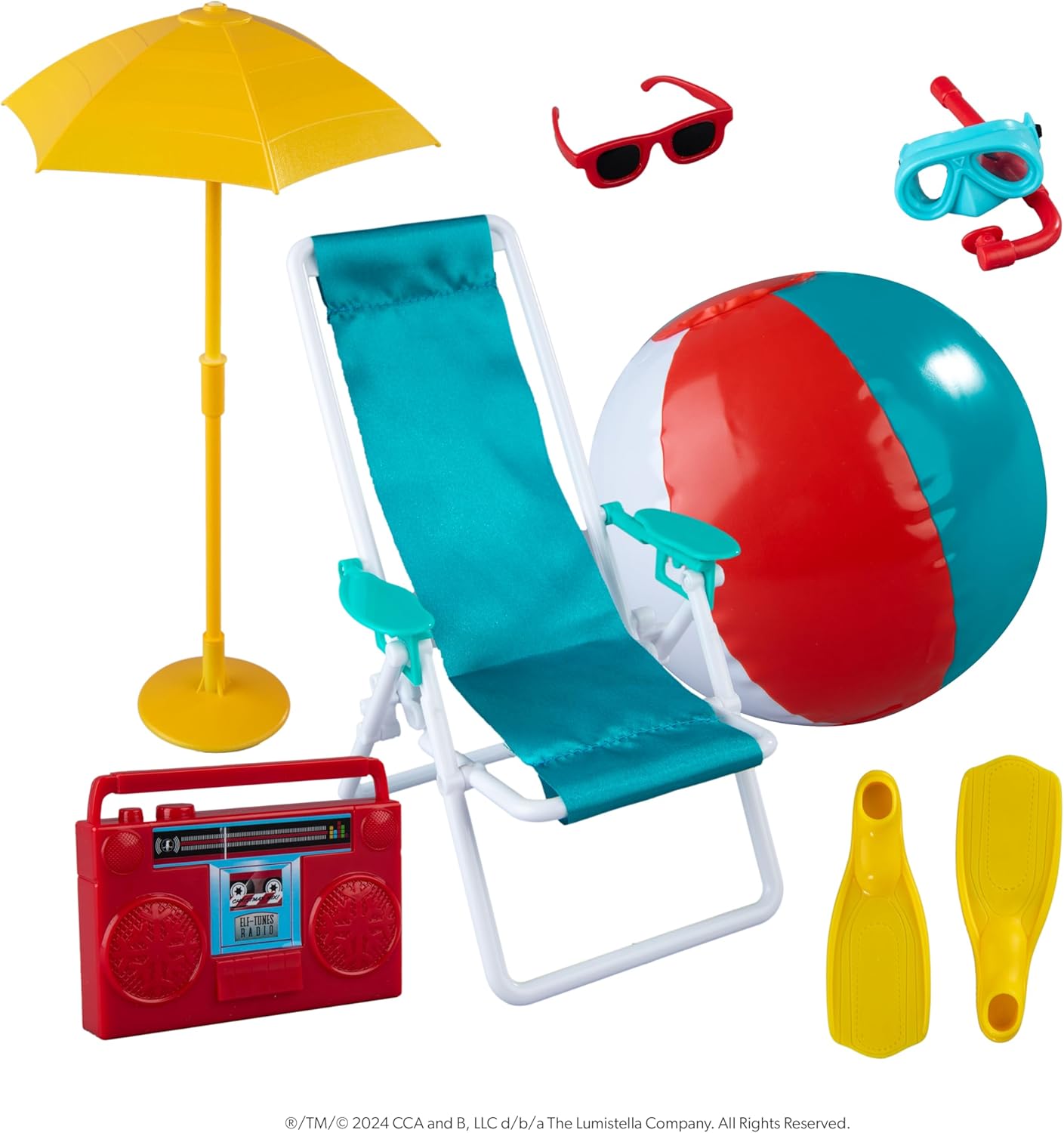 The Elf on The Shelf Polar Props Bundle: Cooking School Set and Beach Vacation Set