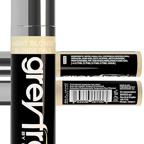 Miniatura 49 de Tintura temporal profesional para el cabello 0.25 onzas, Marrón medio Marrón medio,Caoba,Negro,Cobre oscuro,Rojo Marrón,Marrón cenizo,Borgoña,rubio