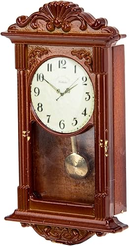 Accesorios para muebles en miniatura para casa de muñecas - Casa de muñecas Reloj romano Muñecas de madera Casa de muñecas Juguete miniatura Mini