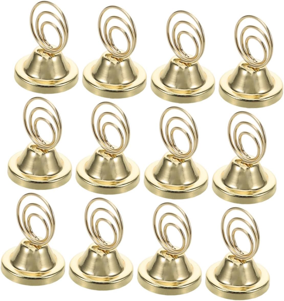 MAGICLULU 12pcs Photo Clip Holders Elegant Table Clamps for Weddings Birthdays Multi-Functional Memo Clips and Place Card Stands Chic Design for Home Decor