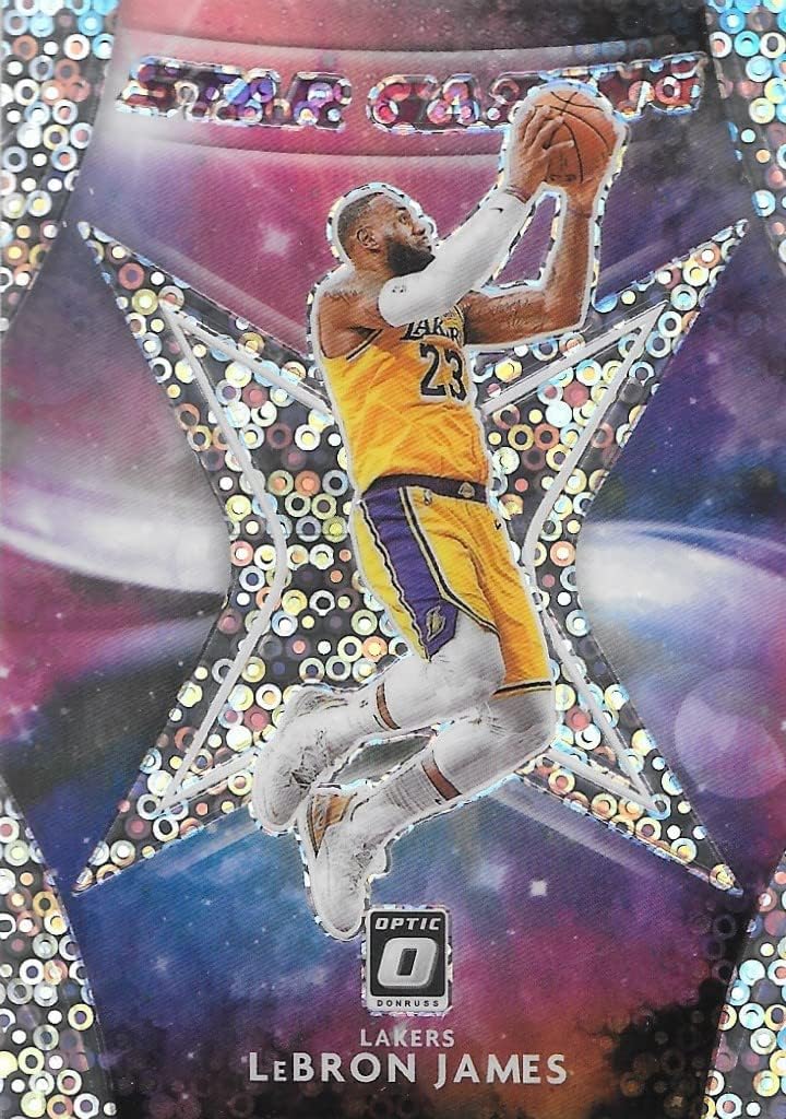 LeBron James 2020-21 Donruss Optic Star Gazing Fast Break Insert Card #3