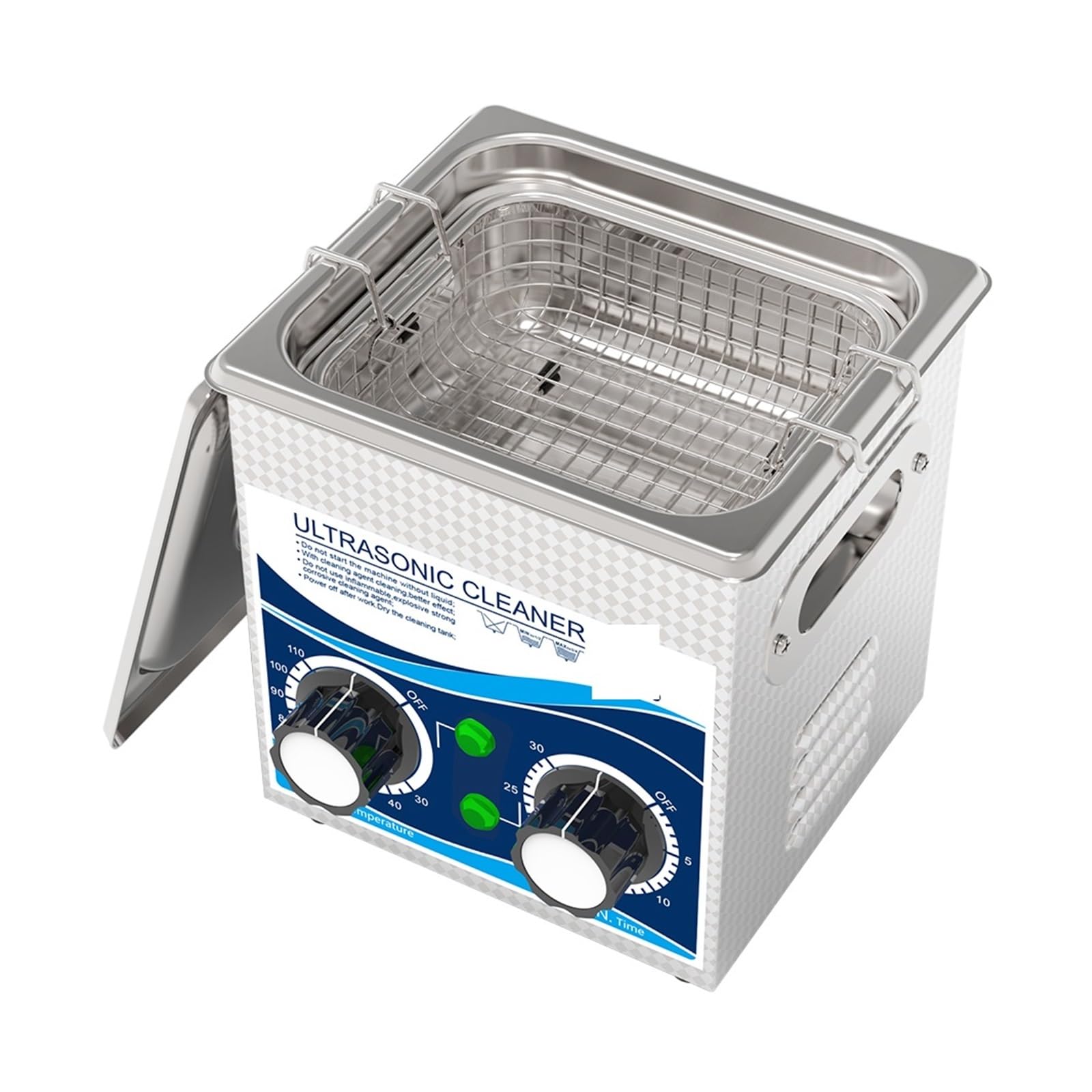 Limpiador Ultrasónico De Joyería De 1,3 L, 120W, 40khz, For Piezas De Repuesto For El Hogar, Inyector De Óxido De Aceite, Bujía De Boquilla De Combustible Más rápido