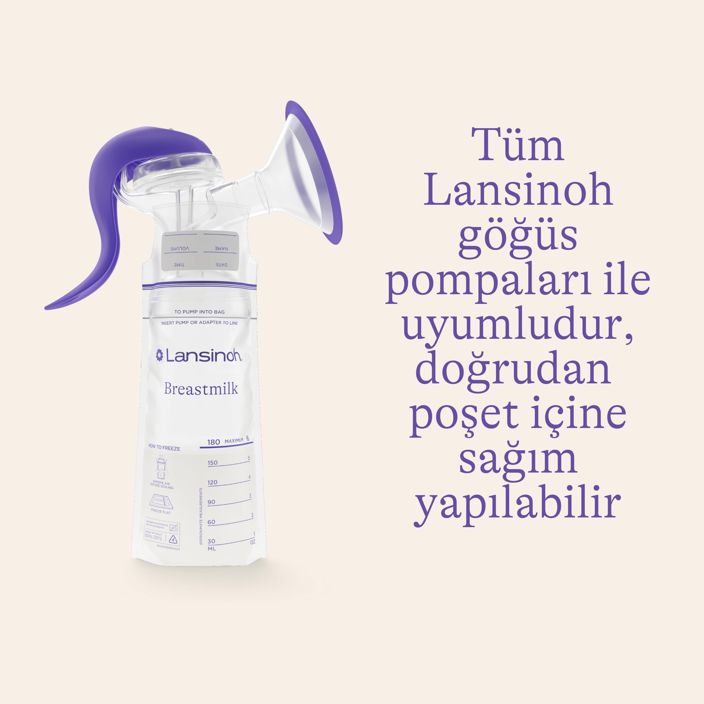 Lansinoh Anne Sütü Saklama Poşeti 50 adet