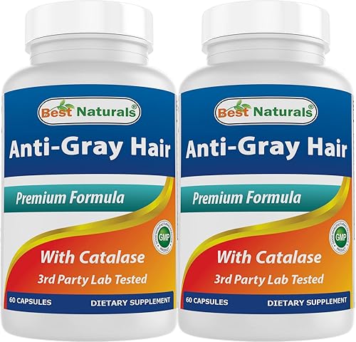 Best Naturals Fórmula anti canas, 60 unidades (paquete de 2)