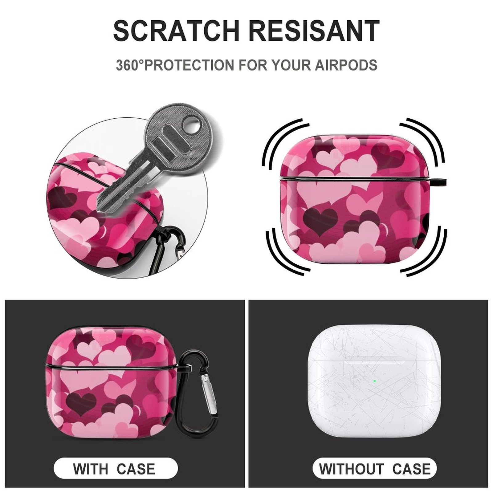 AirPods 3 ケース Airpods 第3世代 カバー ピンク イヤホン Amazon | AirPods 3/AirPods Pro対応ケース カバー （第3世代