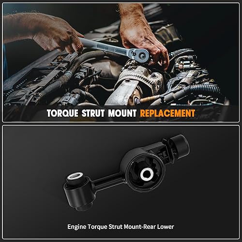 Miniatura 2 de BUYMACHINERYPARTS A4320 11350EL00A Montaje de puntal de torsión delantero derecho Endxedo Montaje superior del motor compatible con Nissan Versa