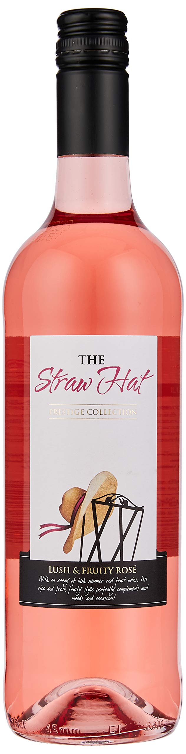 The Straw Hat Prestige Collection Lush and Fruity Rosé Wine, 75 cl