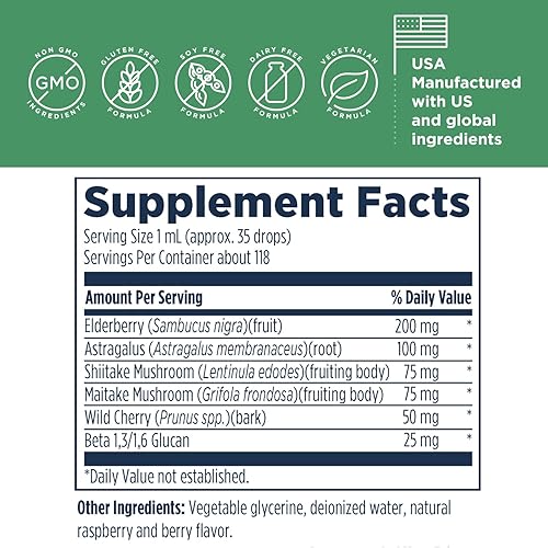 Miniatura 3 de Designs For Health - Suplemento alimenticio InmunoBerry (118 ml), 1