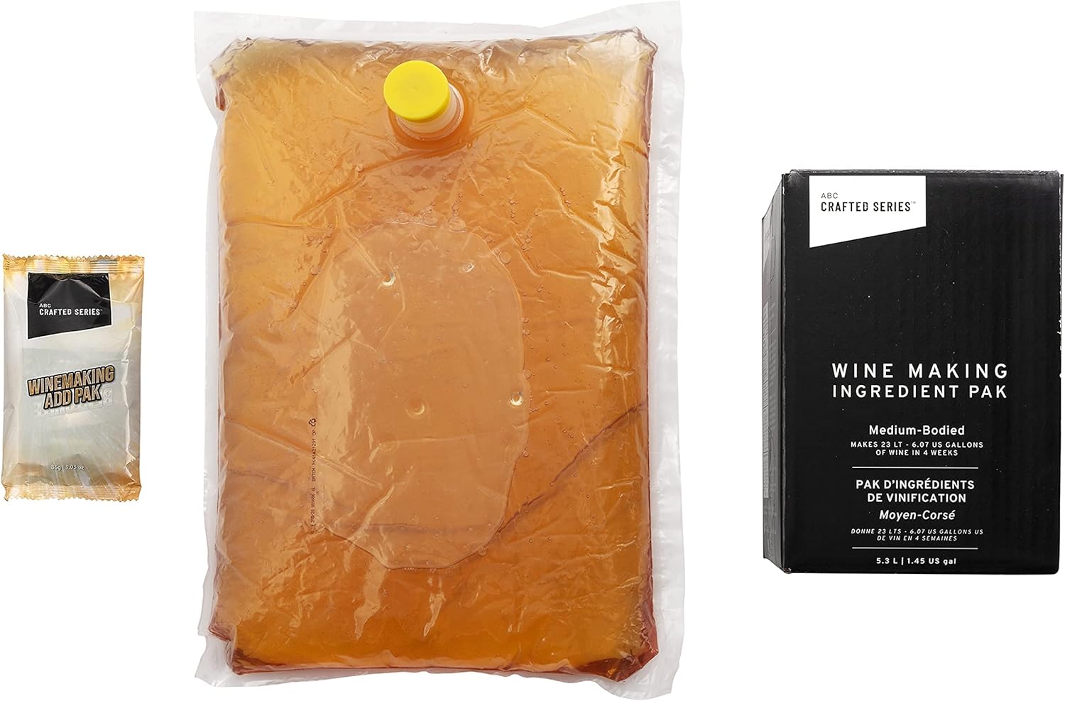 ABC Cork Co Wine Making Kit | 6 Gallon Wine Kit | Premium Ingredients for DIY Wine Making, Makes 30 Bottles of Wine (Washington State Sauvignon Blanc, Medium-Bodied)