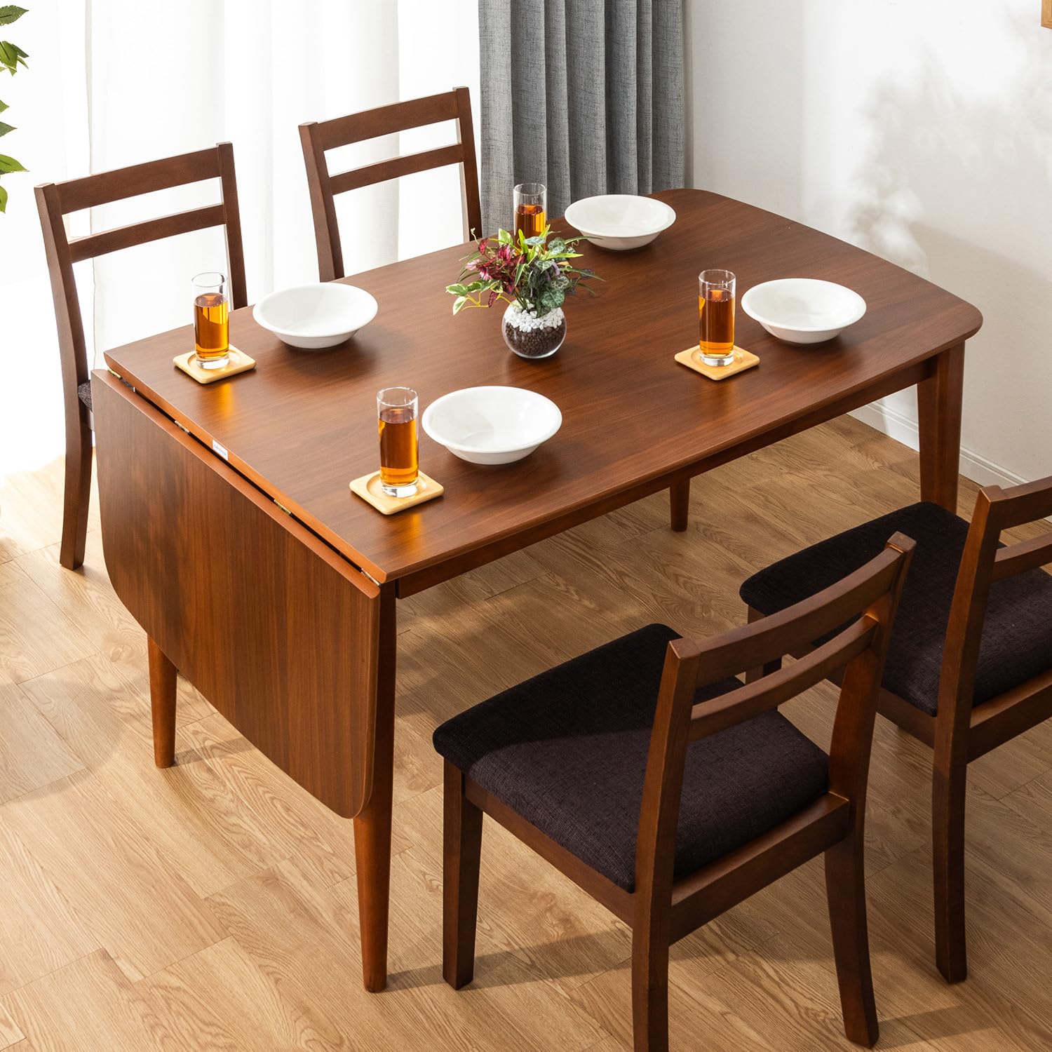 Amazon｜ダイニングテーブル 伸長式 単品 幅120-160cm｜ダイニング