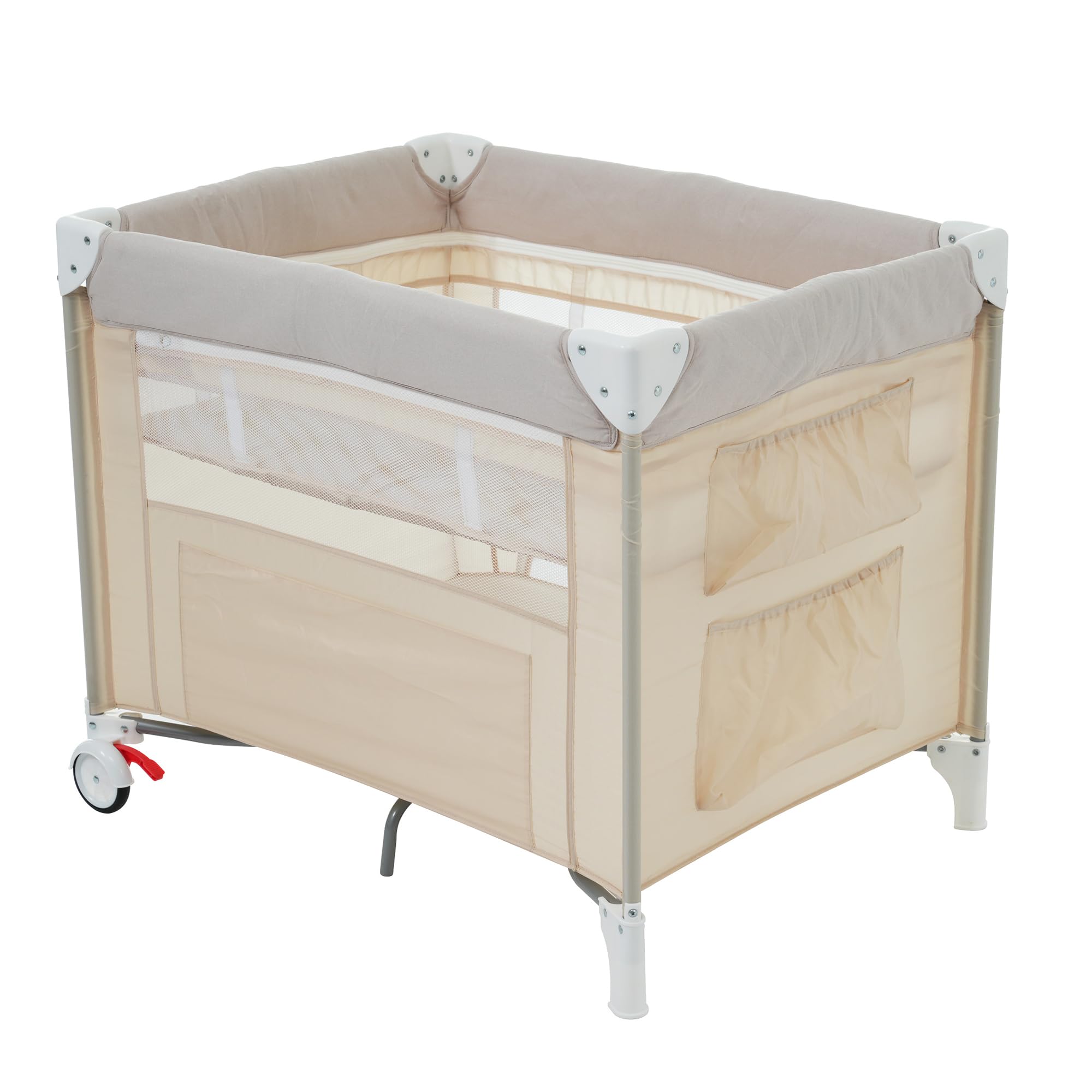 Amazon.co.jp: 折りたたみ ベビーサークル ベビーベッドとして使用可  