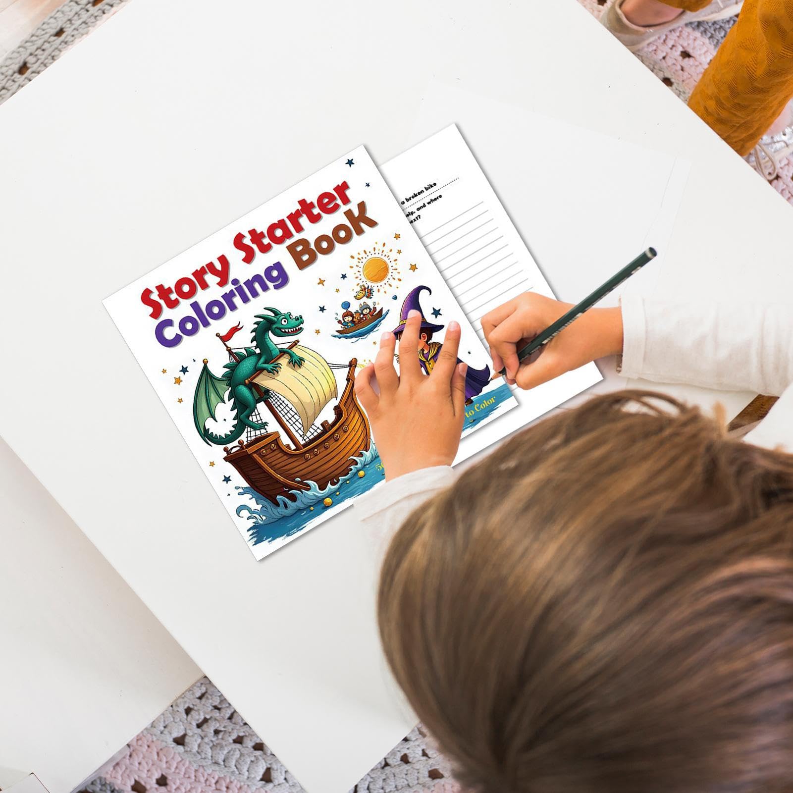 Libro Da Colorare Album Da Colorare Con Disegni Cartoni Animati Linee | Pagine Da Disegno Per Relax Antistress Ragazzi Bambini Viaggio