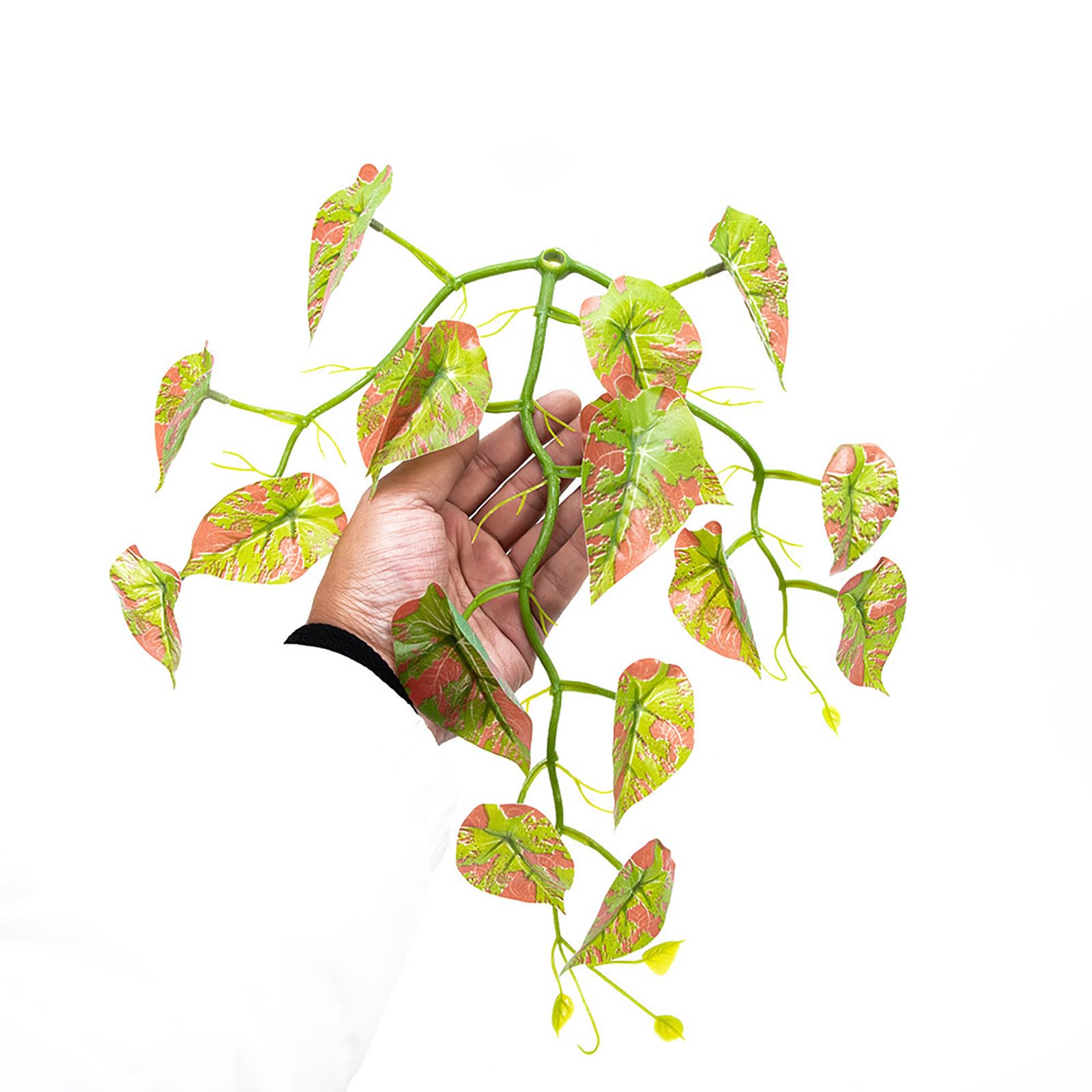 Tizuqe Fish Plant Suction Cup Leaf Bed Underwater Fish Leaf Resting Pad Spawning Ground for Fish Shrimp Hidings