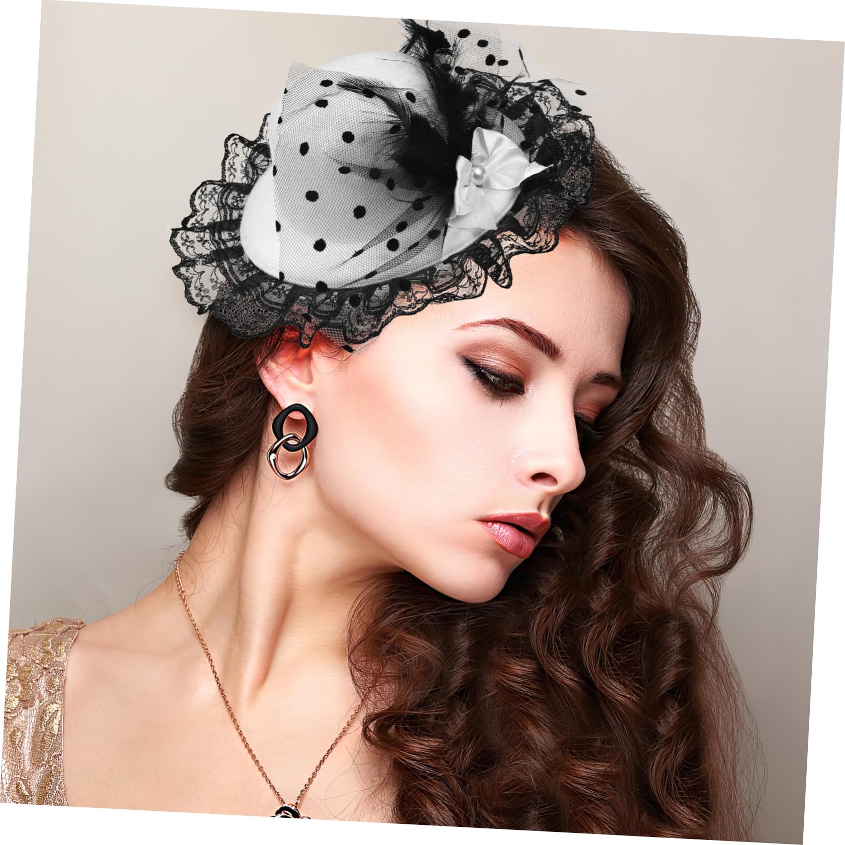 9 Piezas Sombrero De Copa Sombreros Para Eventos De s Elegantes Tocado De De Fiesta De Té Fascinador Tocados Para Mujeres Tocado De