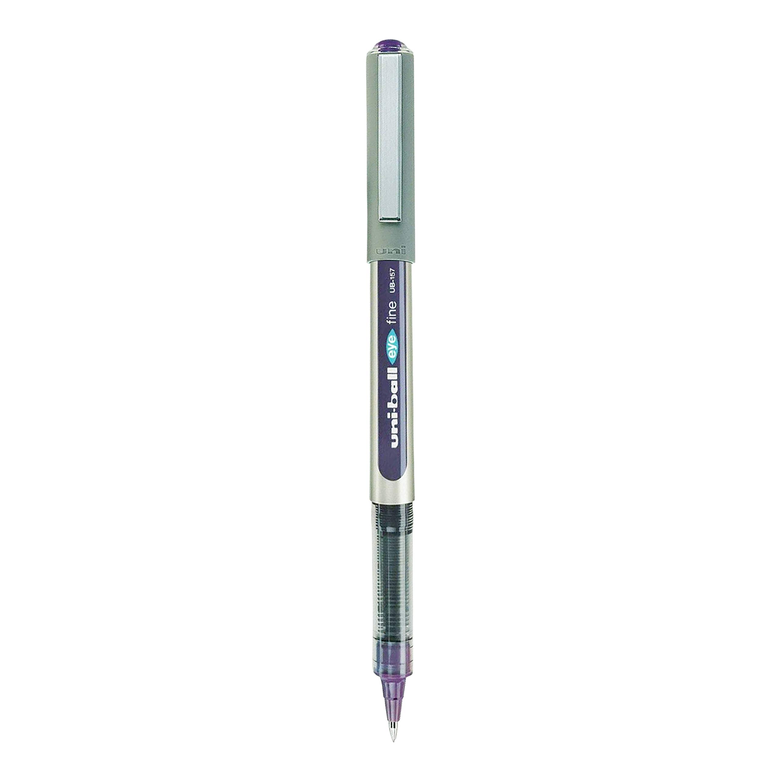 uni-ball Eye UB157 Tintenroller, 0,7 mm, violette Tinte, 12 Stück