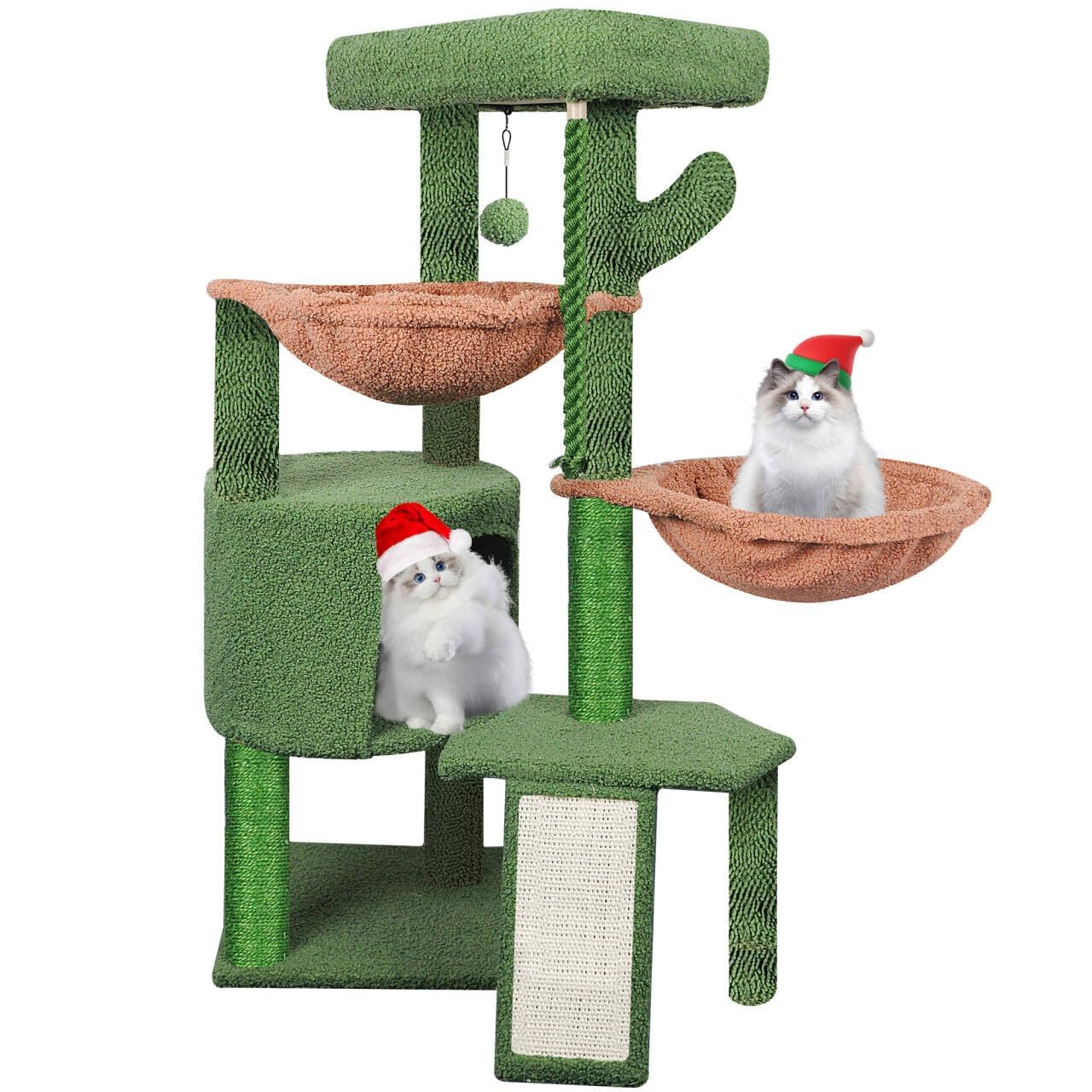 Amazon.com : Wang Xin Three Layer Cat Tree with Cat Condo Scratch