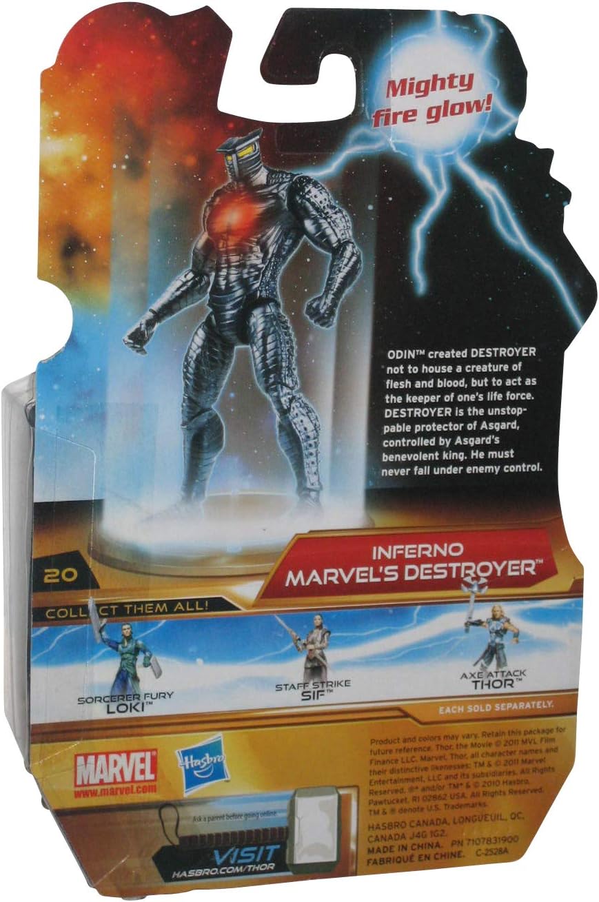 Thor: The Mighty Avenger Action Figure #20 Inferno Marvel's Destroyer 3.75 Inch