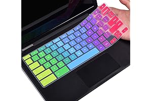 Upgraded Colorful Keyboard Cover for Dell Chromebook 11.6"