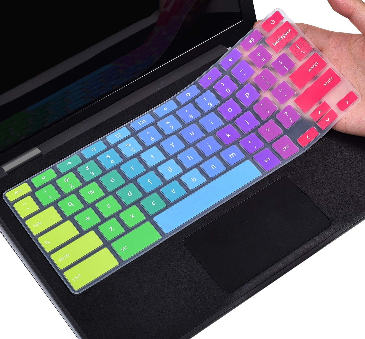 Colorful Keyboard Cover for Dell 11.6 Chromebook 3100 3110