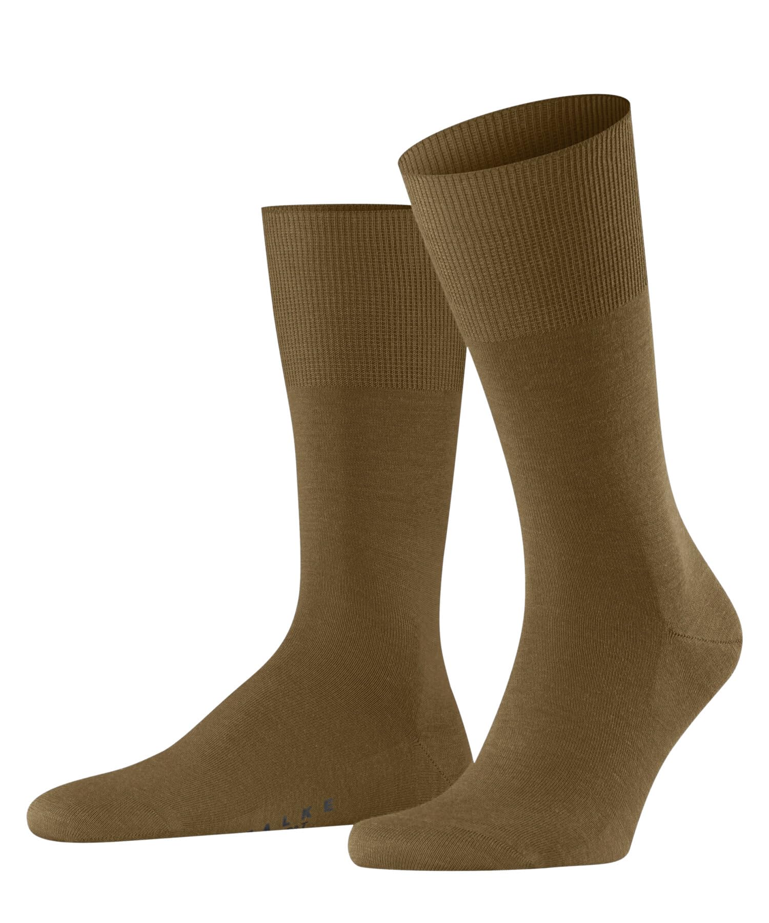 FALKE Men's Airport Socks Breathable Climate-Regulating Odour-Neutralising Wool Cotton Thin Plain Elegant Flat Seam In The Toe Area For Dress Casual Business Looks 1 Pair