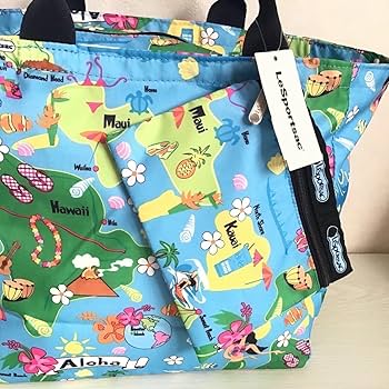 美品　レスポートサック　ハワイ限定 刺繍柄 ヴァイン ウィークエンダー　ポーチ付 美品 レスポートサック ハワイ限定 刺繍柄 ヴァイン