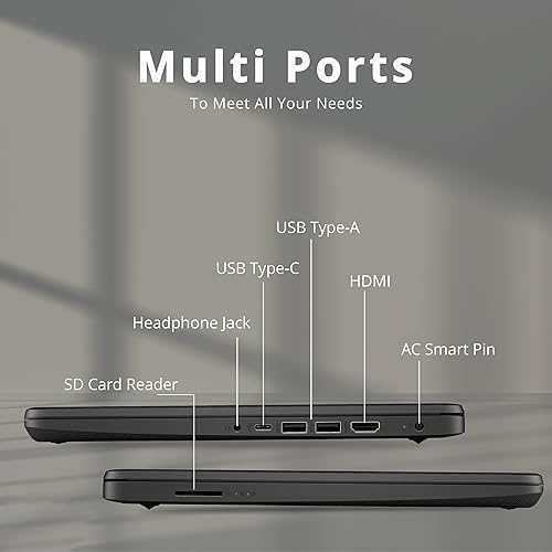 Miniatura 9 de HP 2022 Stream - Laptop BrightView HD de 14 pulgadas, Intel Celeron N4120, 4 GB de RAM, 64 GB SSD, gráficos Intel HD, cámara web 720p, 1 año Office