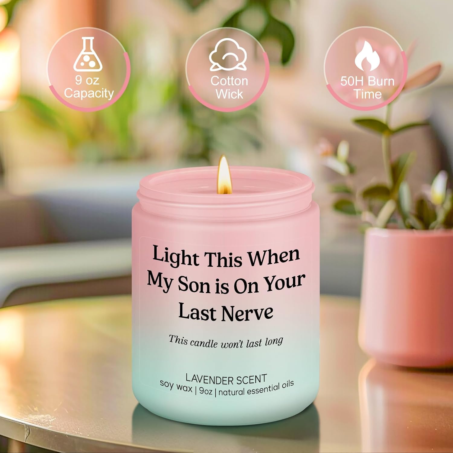 LEADO Candle, Daughter in Law Gifts - Funny Wedding, Mothers Day, Birthday Gifts for Daughter in Law, Sons Girlfriend, Future Adult DIL - DIL Present from Mother in Law - Bride, Bridal Shower Ideas - Image 3