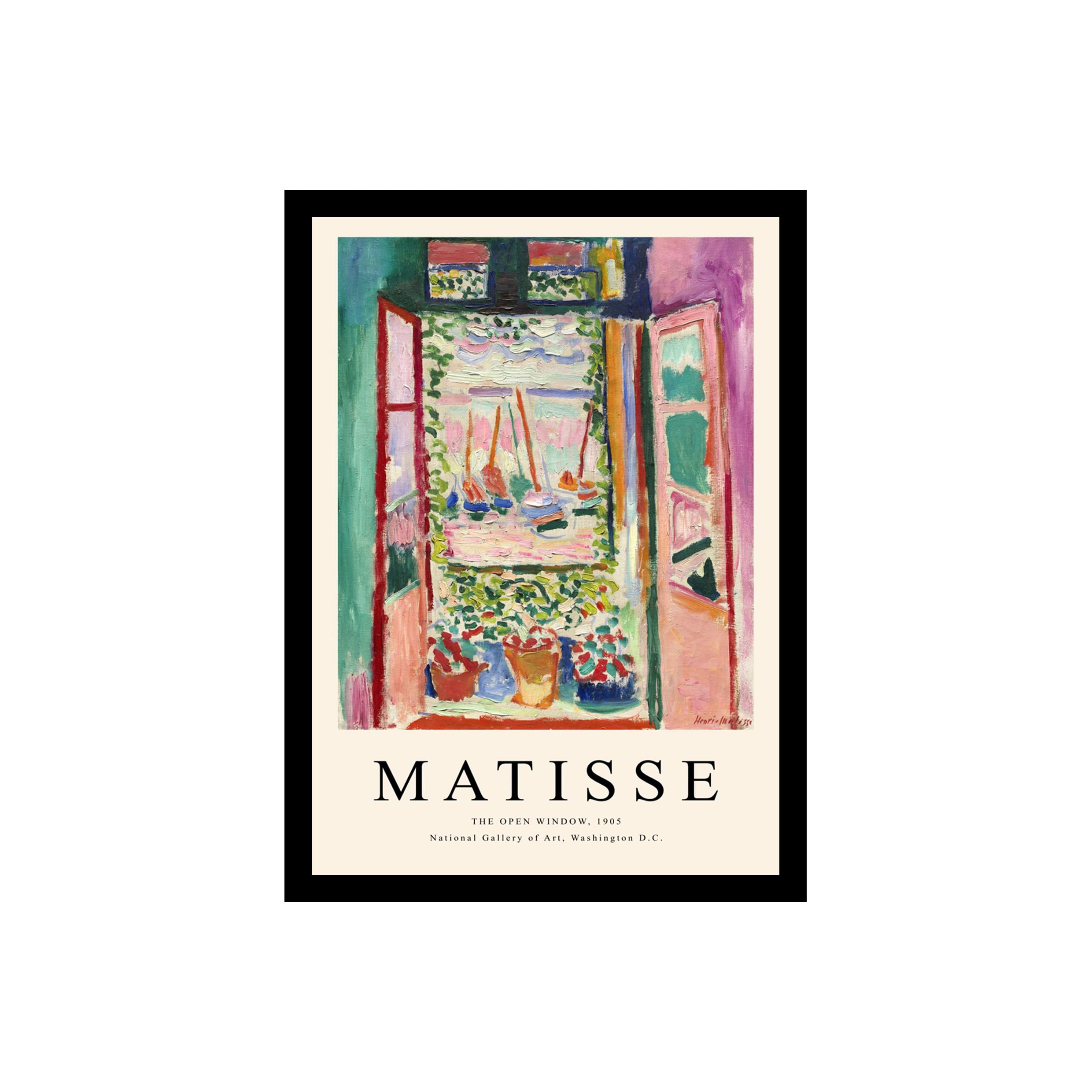 BLINKART Trendy Abstract Matisse Wall Art Painting Print Design Aesthetic Wall Decor Photo ArtWork Frame Decoration Hanging For Home Bedroom Living Room Office Wall Decor (13 * 10 inches) T0010