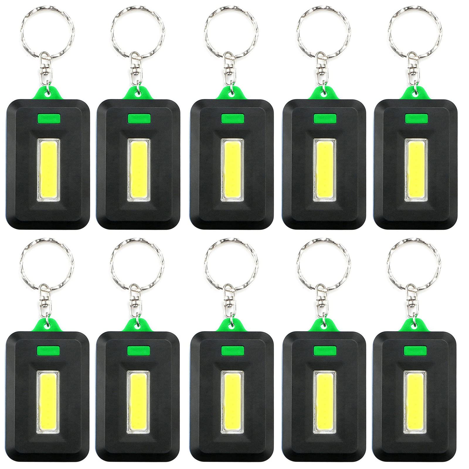 Lampe Torche Porte-clés Rechargeable USB - 200 Lumens, Portée 100m - Étanche, Mode Clignotant - Pour Randonnée, Camping - 8