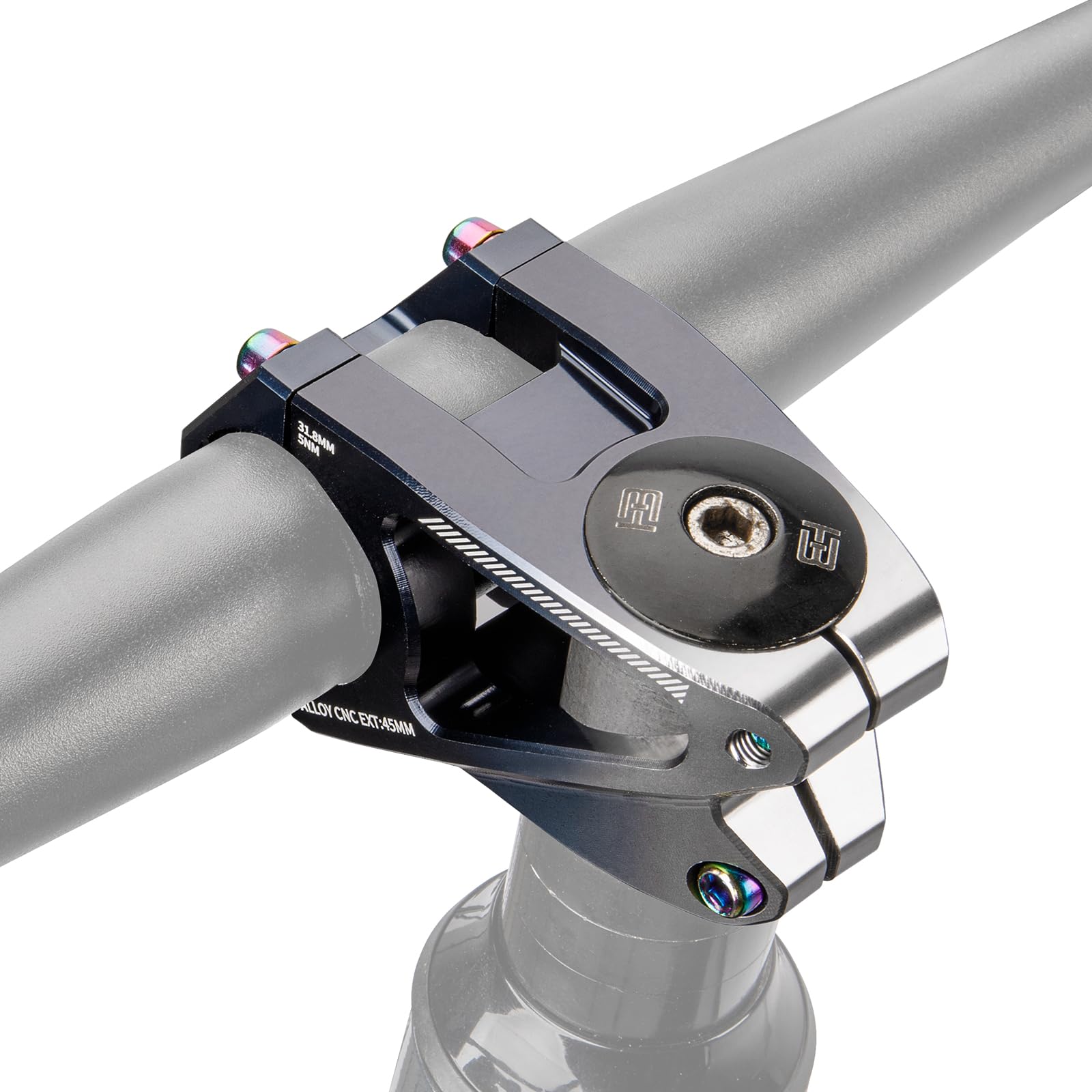 CXWXC Potence de vélo courte de 31,8 mm - En aluminium - Longueur de 45 mm - Convient pour VTT, vélo de route, vélo de ville