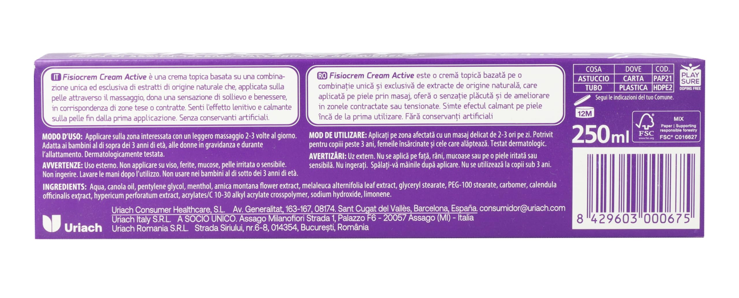 Fisiocrem Solugel 250 ml