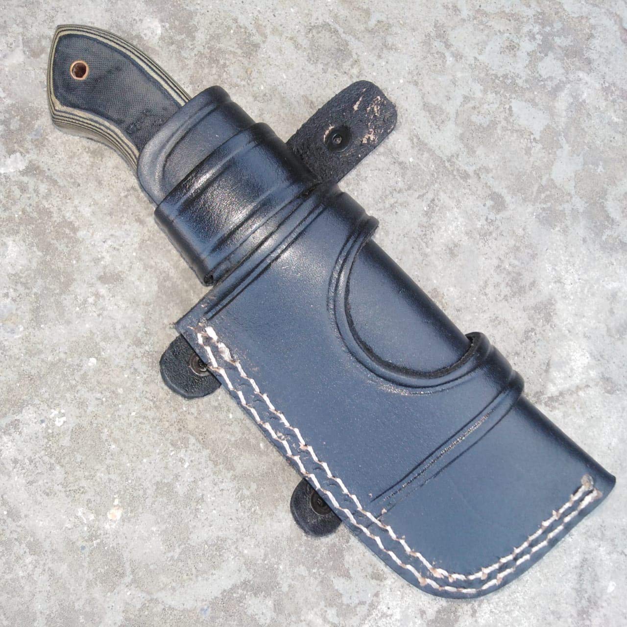 Ottoza Handmade Small Knife Sheath Leather Knife Sheath RIGHT HAND