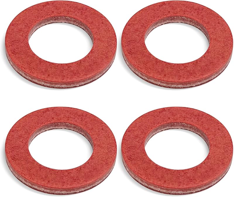 4PCS #12 Fiber Commercial Meat Grinder Washer for Hobart | Meat Grinder Washer Parts are Suitable for #12 Meat Grinders with 3/4" Shaft Diaameter, 1-5/16" OD X 3/4" ID X .125" Thick