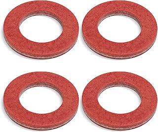 4 Pack #12 Fiber Commercial Meat Grinder Washer for Hobart, 1-5/16" OD X 3/4" ID X .125" Thick, #12 Meat Grinder Washer, Washers Parts are Suitable for #12 Meat Grinders with 3/4" Shaft Diaameter