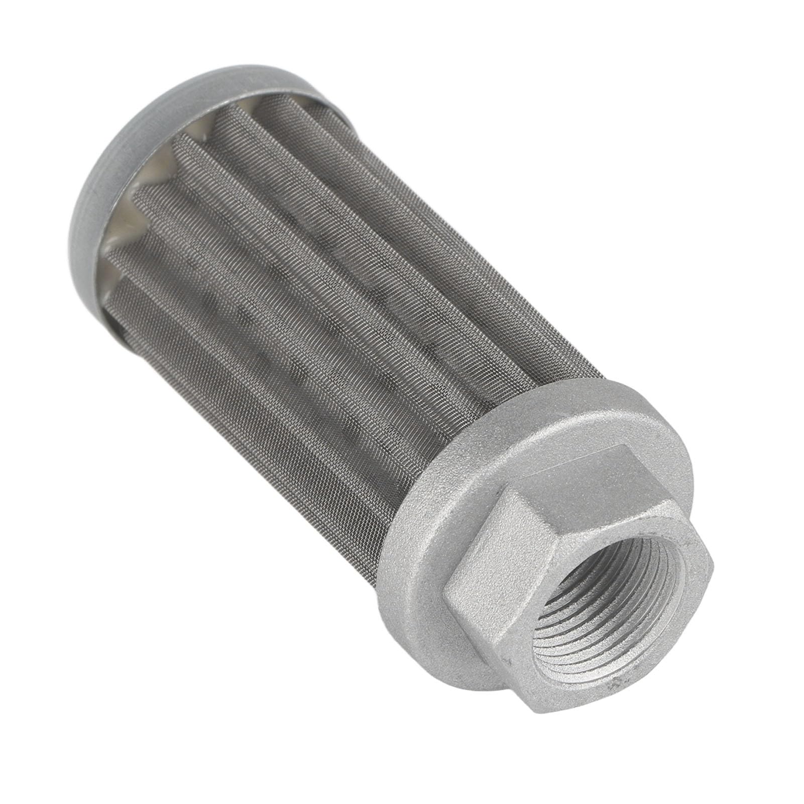 Generic Crépine D'aspiration Hydraulique Efficace en Acier Inoxydable, Large Application, Filtre à Carburant D'aspiration, Connexion Tubulaire pour Machines Lourdes (taille : 3,3" X 1,4")