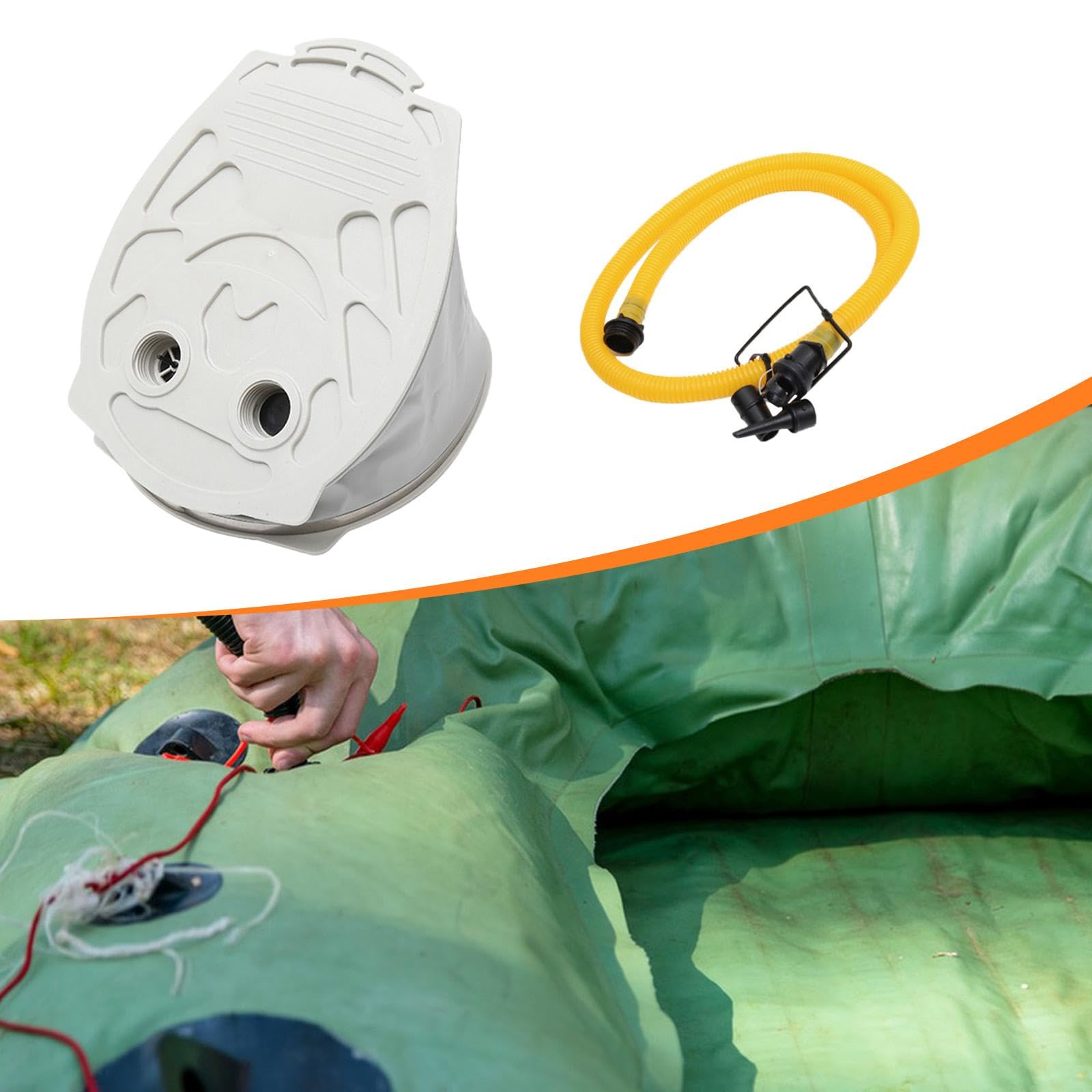 Pompa a Pedale Gonfiabile per Kayak, Pompa ad Leggera, compatta, ad, per zattera Gonfiabile, Palla da Esercizio all'aperto