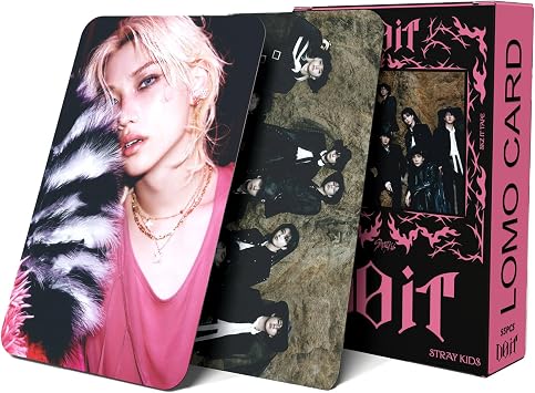 KPOPBP SKZ Album Do it Photocards Lomo Card Set Merch Cards Gift for Boys and Girls Birthdays Party Celebration Decoration