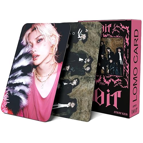 KPOPBP SKZ Album Do it Photocards Lomo Card Set Merch Cards Gift for Boys and Girls Birthdays Party Celebration Decoration