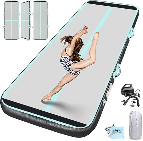 101316202326FT Inflatable Air Gymnastics Mat Gymnastics Track Training Mats 48inches Thickness Inflatable Gymnastics Track for