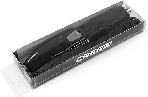 Miniatura 6 de Cressi Skorpion, cuchillo de hoja de acero inoxidable templado ideal para buceo y pesca submarina - Punta puntiaguda y roma Gris