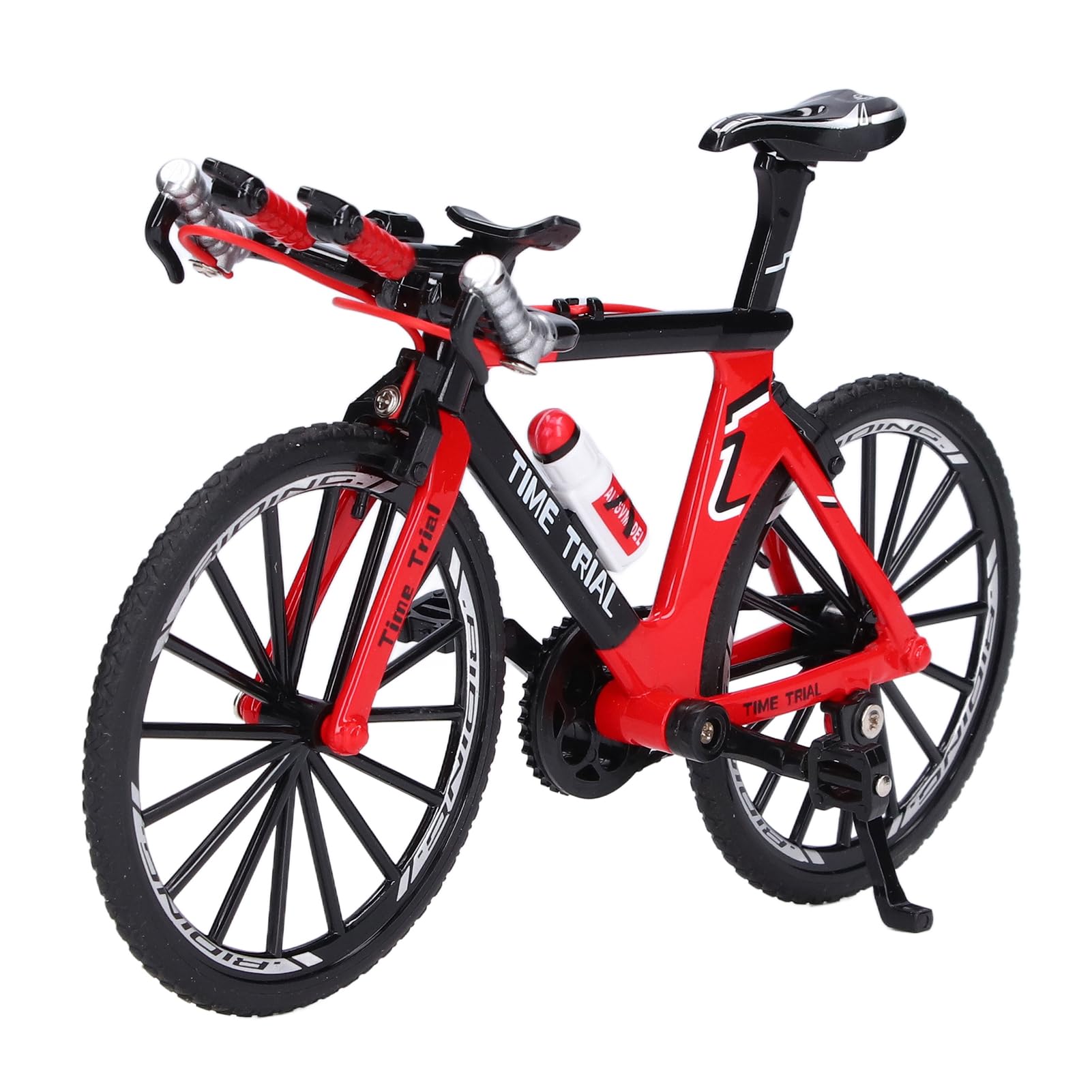 Doigt VTT en alliage Mini modèle de vélo pour la maison, le bureau, le lieu de travail, la décoration, les cadeaux (rouge)