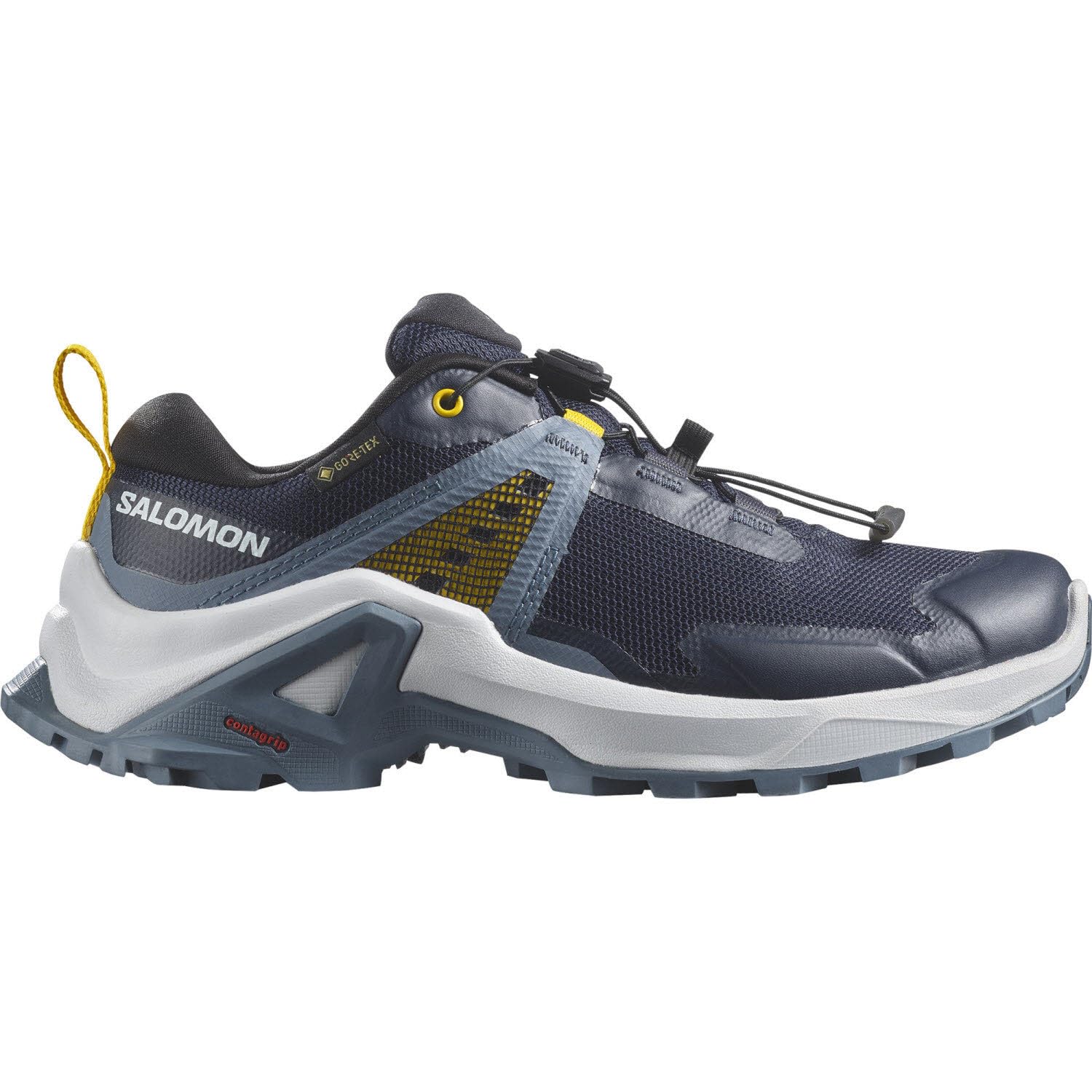 SALOMON Shoes X Raise GTX J Nisk/China Blue/Lemo, Zapatillas Unisex niƱos